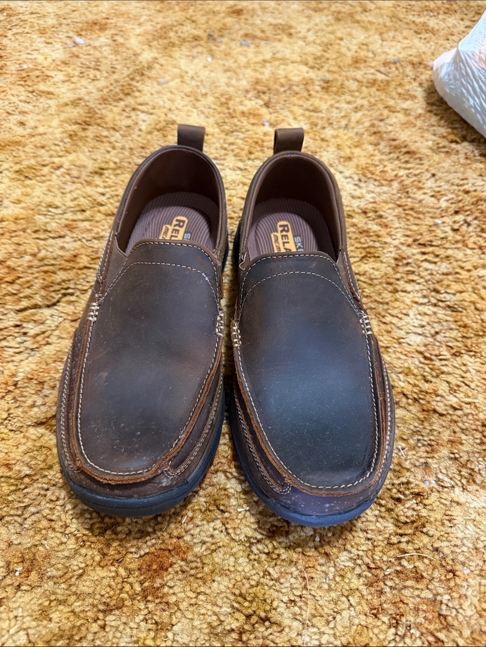 Skechers Men's Brown Slip-On Casual Loafers
